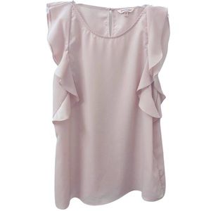 Juicy Couture Pink Sleeveless Blouse Top Shirt Size Medium